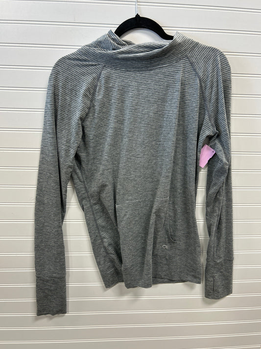 Athletic Top Ls Collar By Gapfit In Grey, Size:M