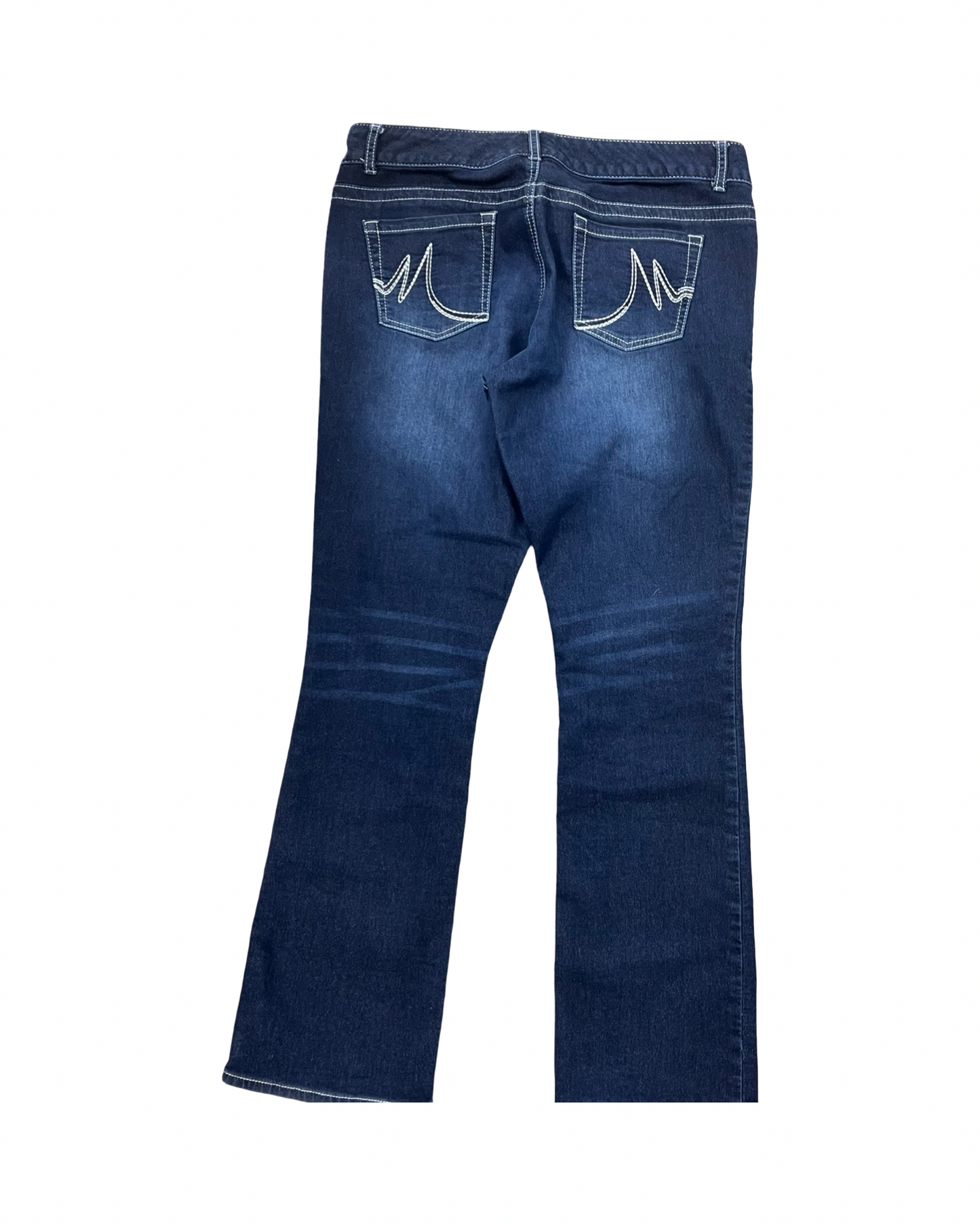 Jeans Boot Cut By Maurices In Blue Denim, Size:L