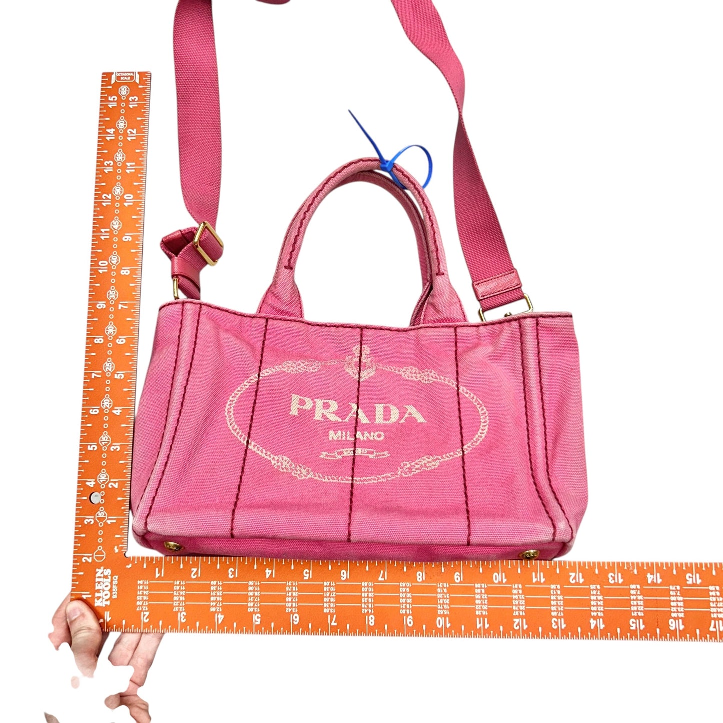 Tote Luxury Designer By Prada, Size: Medium
