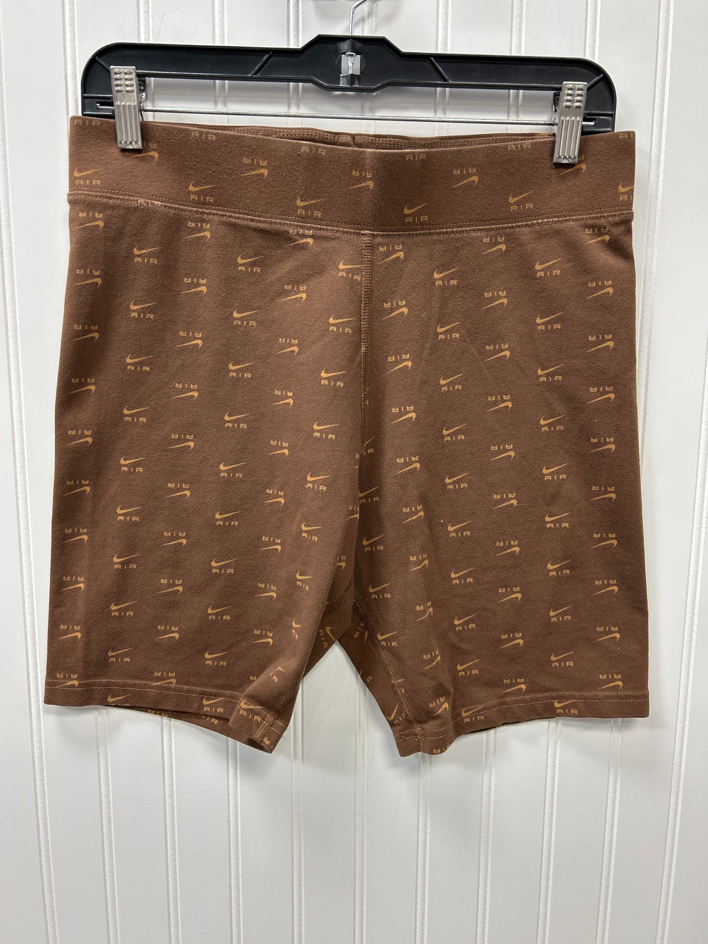 Athletic Shorts By Nike Apparel In Brown, Size:L