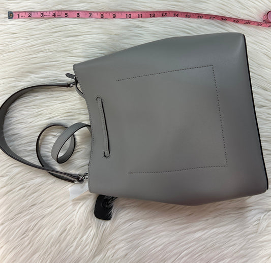 Handbag By Ralph Lauren In Grey, Size:Large