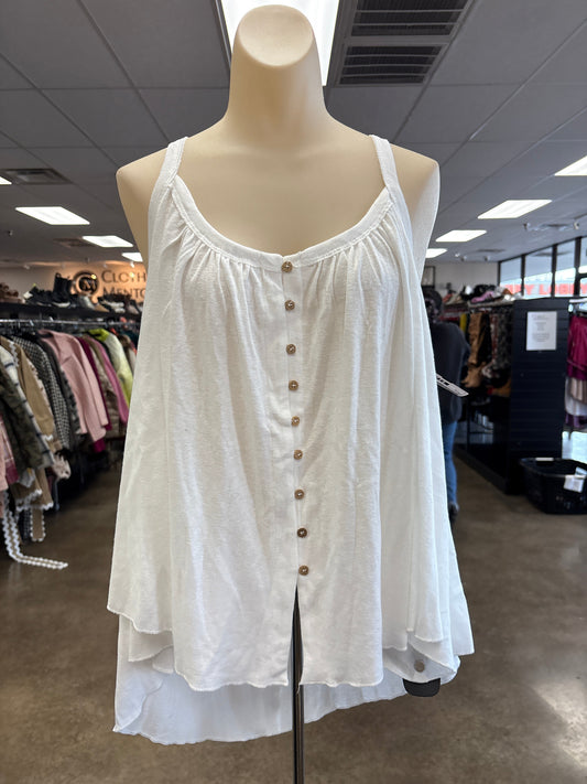 Top Sleeveless By Natural Life In White, Size:Xl