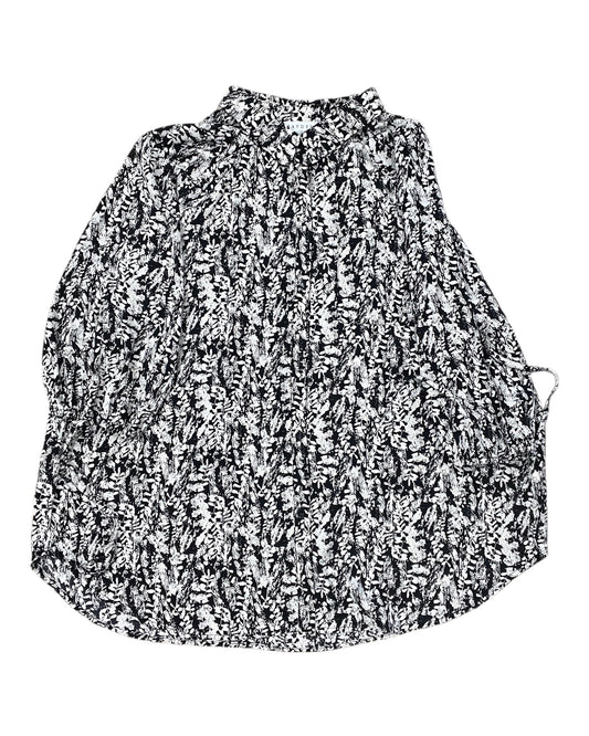 Blouse Ss By Hayden La In Black & Tan, Size:M