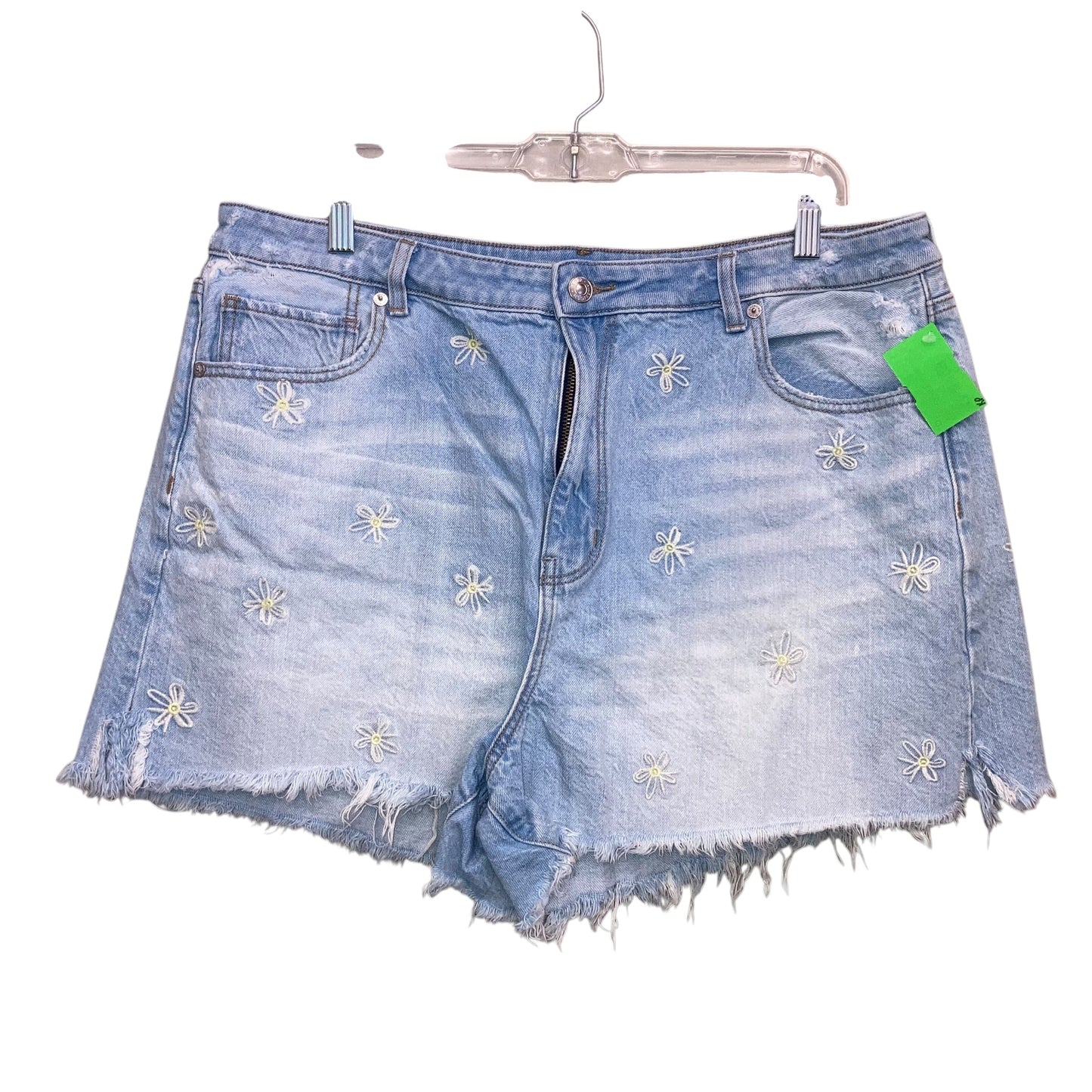 Shorts By American Eagle In Blue Denim, Size:18