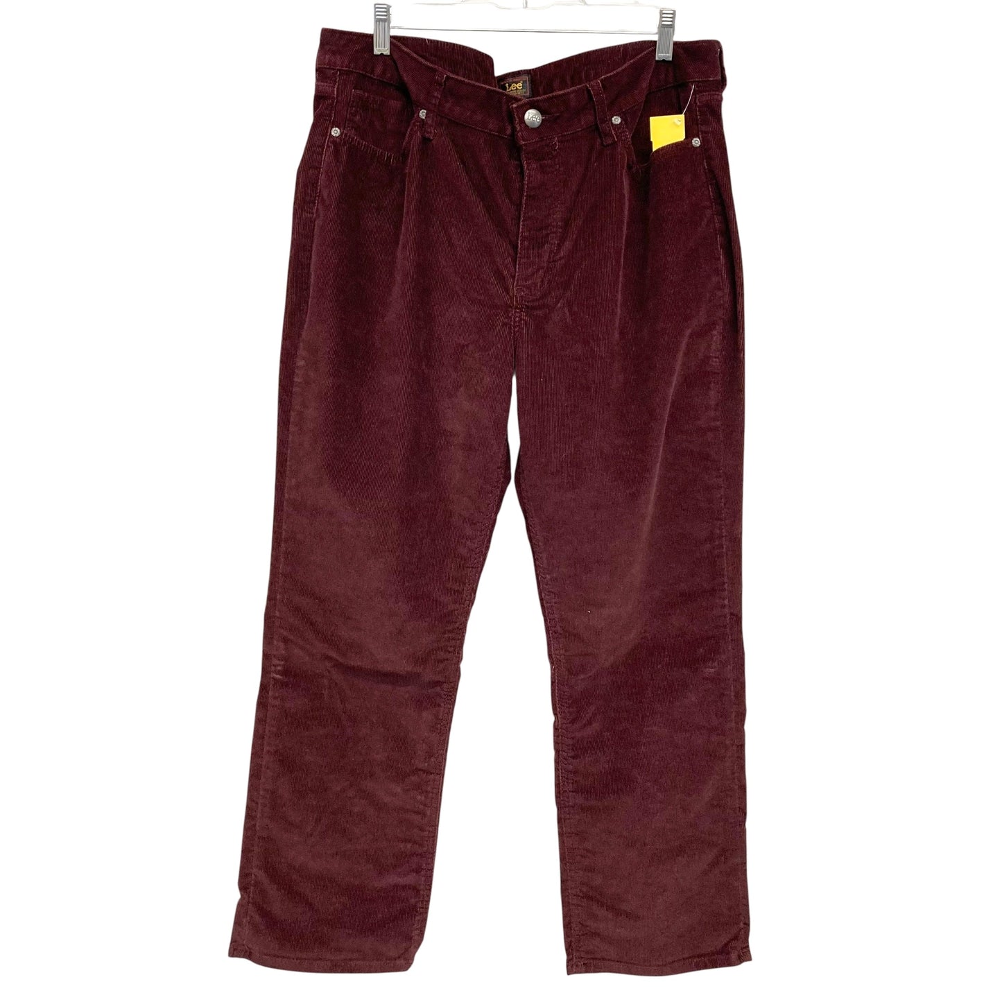 Pants Corduroy By Lee In Maroon, Size:18