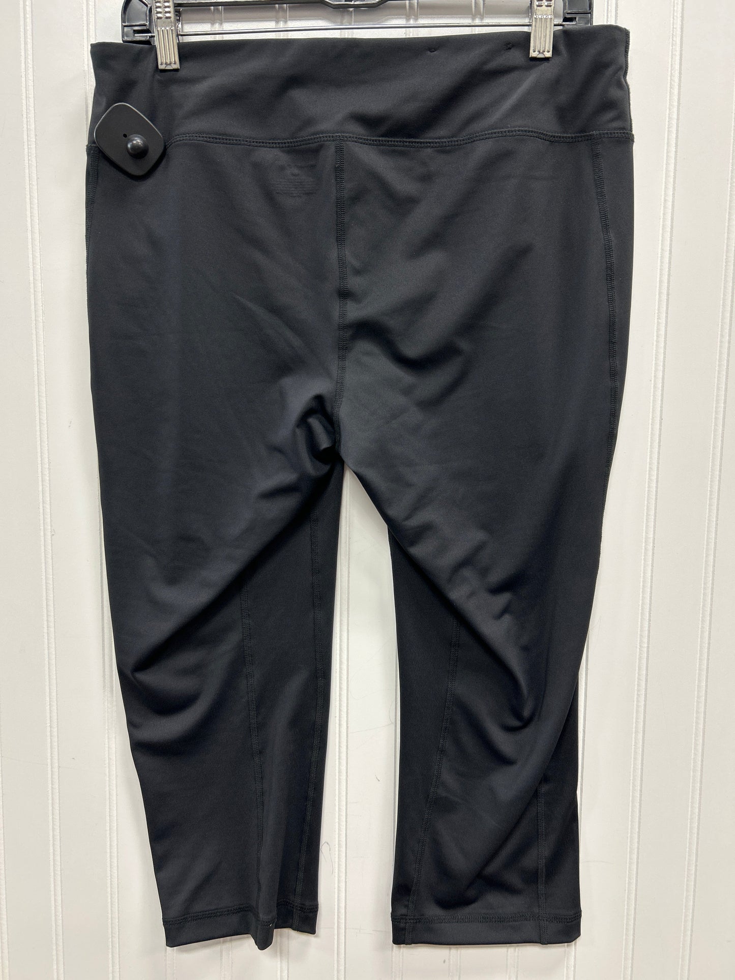 Athletic Leggings Capris By Exertek In Black, Size:Xl