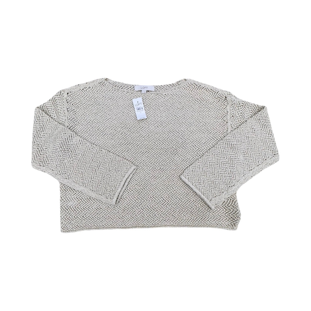 Sweater By Loft In Gold, Size:M