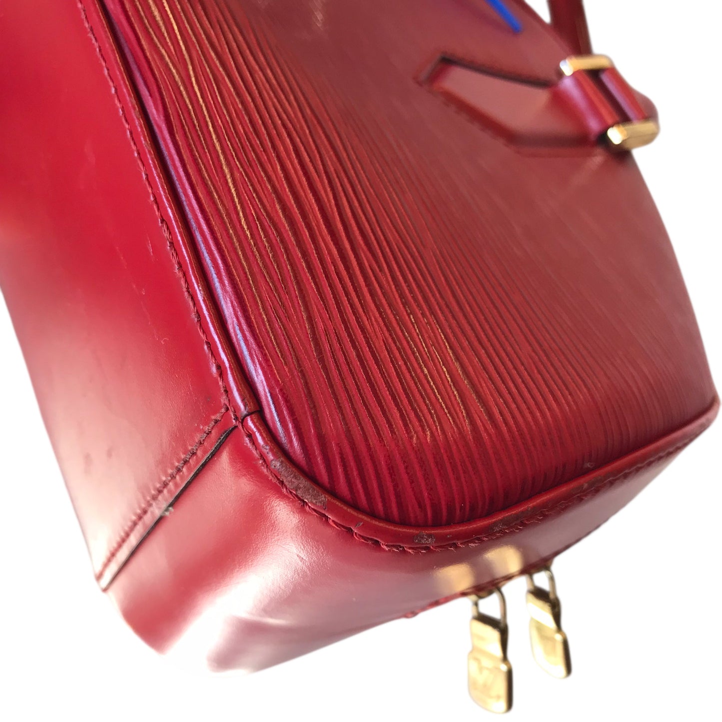 Handbag Luxury Designer By Louis Vuitton In Red, Size:Medium