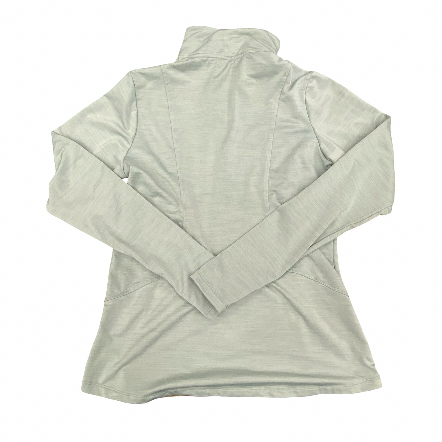 Athletic Top Ls Collar By Eddie Bauer In Green, Size:S