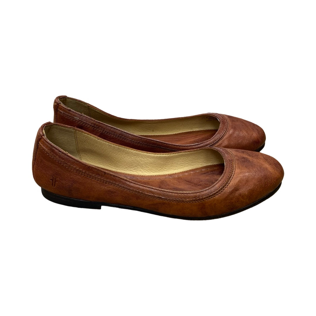 Shoes Designer By Frye In Brown, Size:7.5