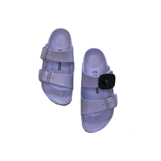 Sandals Designer By Birkenstock In Purple, Size:6