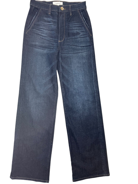 Jeans Wide Leg By Evereve In Blue Denim, Size:0