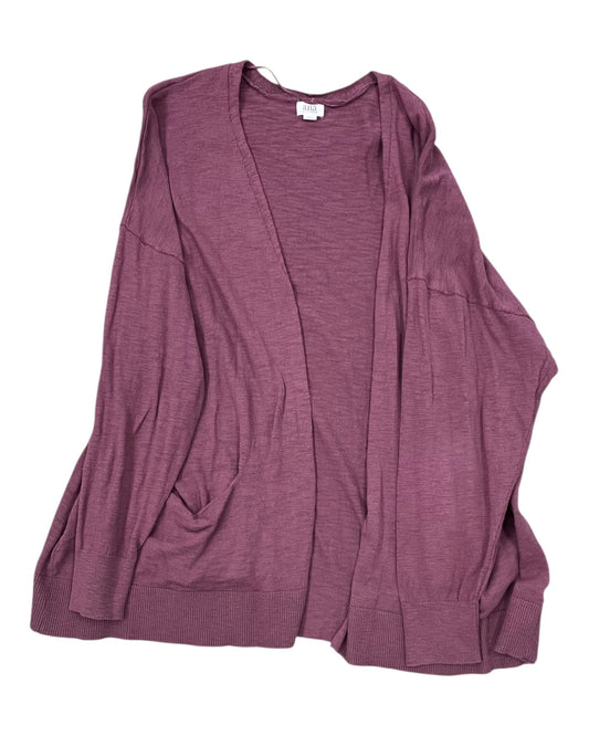Cardigan By Ana In Mauve, Size:3X