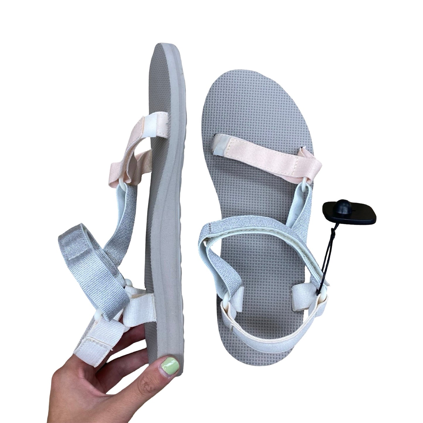 Sandals Flats By Teva In Grey, Size:11