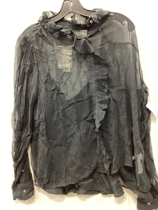 Top Ls By J. Crew In Black, Size:8