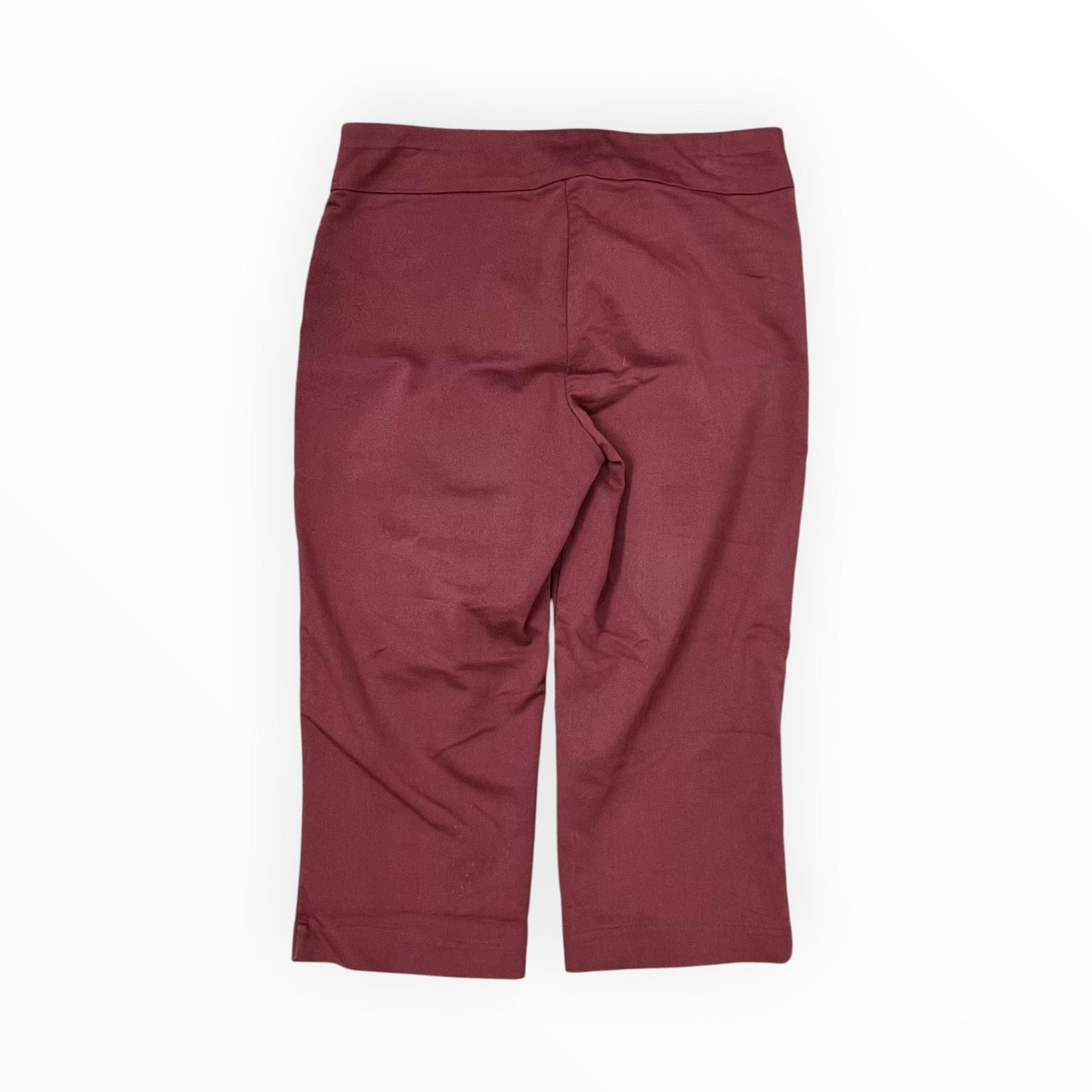 Pants Cropped By Croft And Barrow In Tan, Size:10