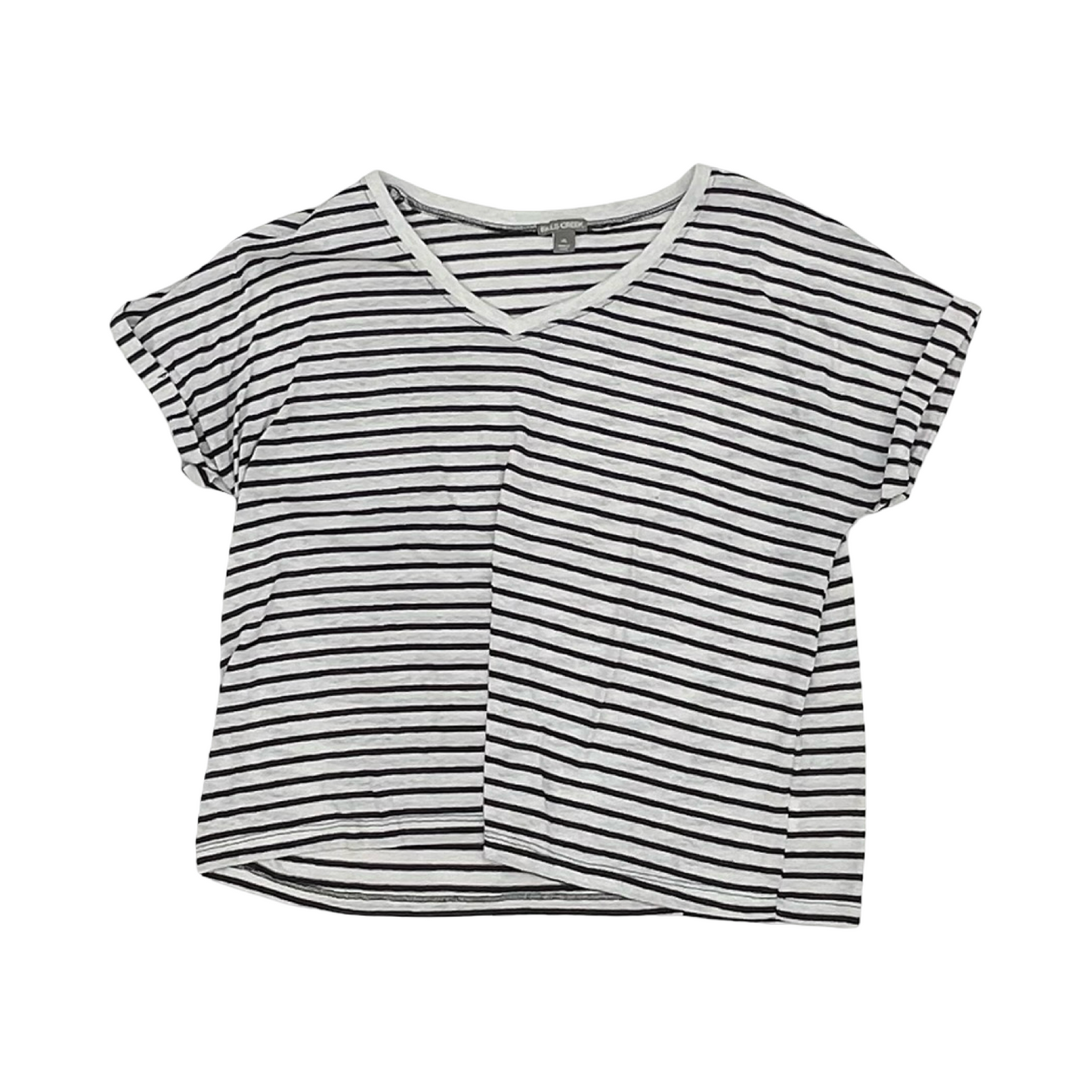 Top Ss By Falls Creek In Black & White, Size:Xl