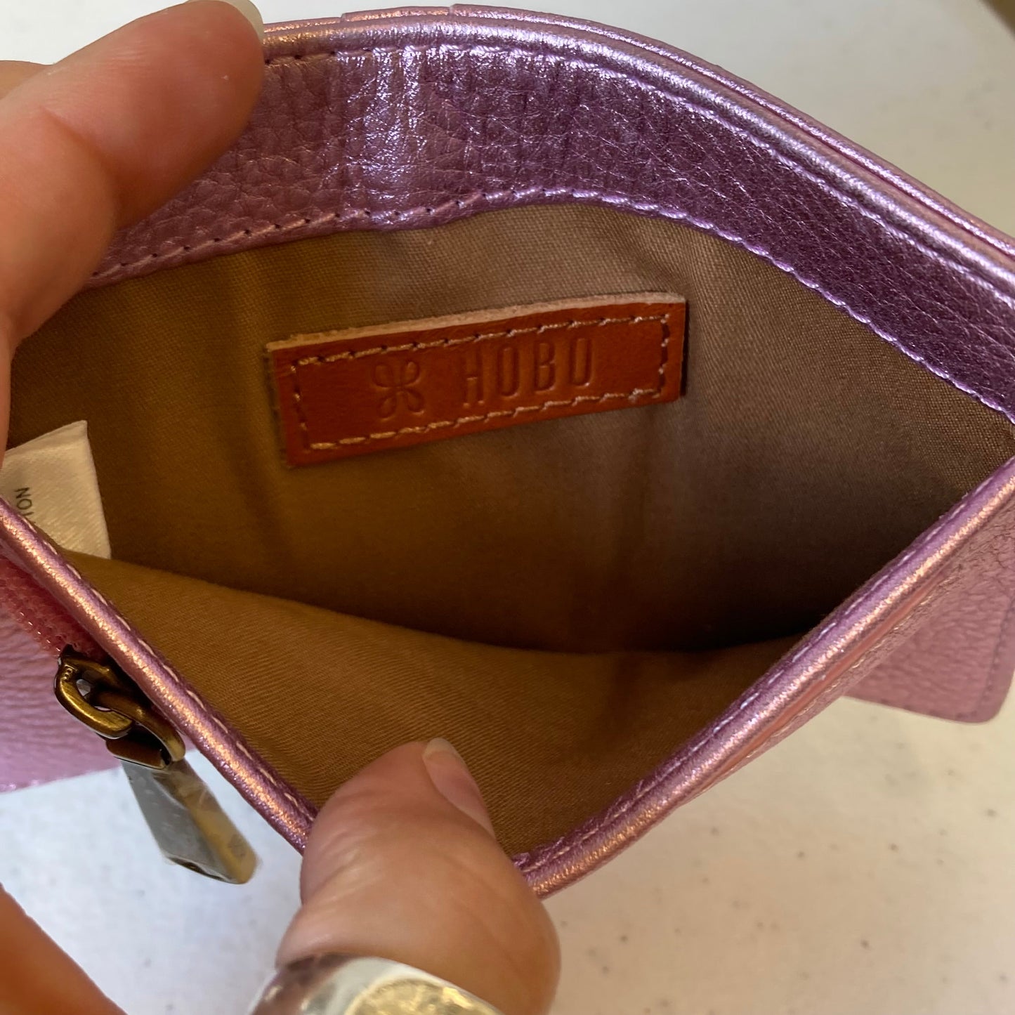 Wallet Leather By Hobo Intl In Pink, Size:Small