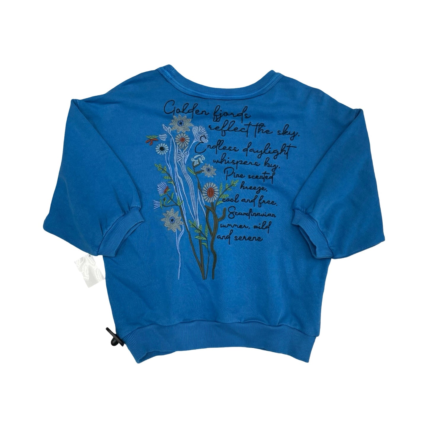 Top 3/4 Sleeve By Pilcro In Blue, Size:S