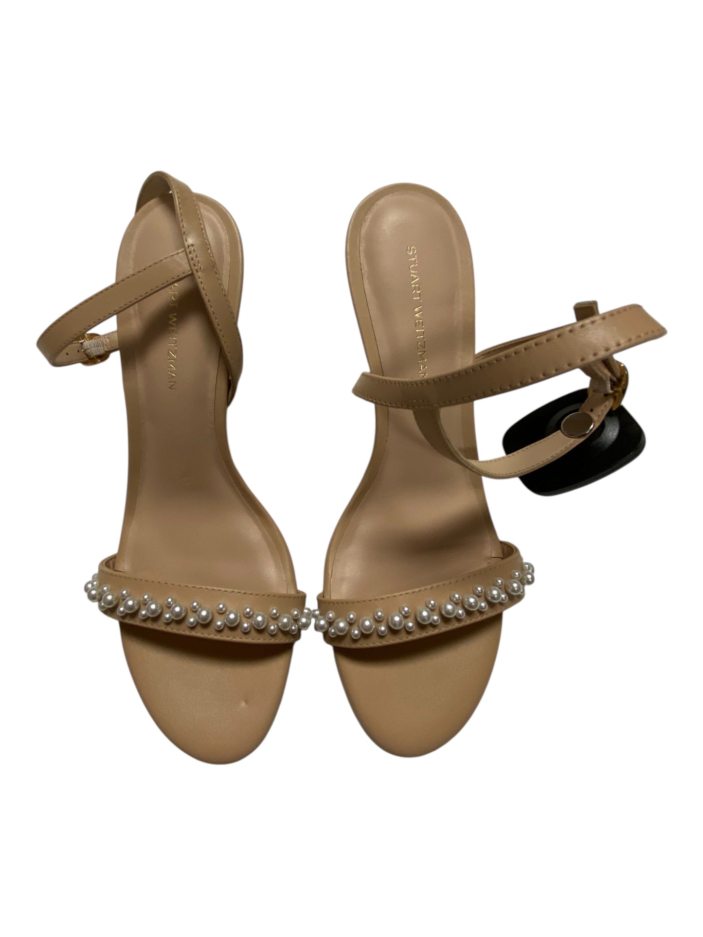 Sandals Designer By Stuart Weitzman In Tan, Size:6