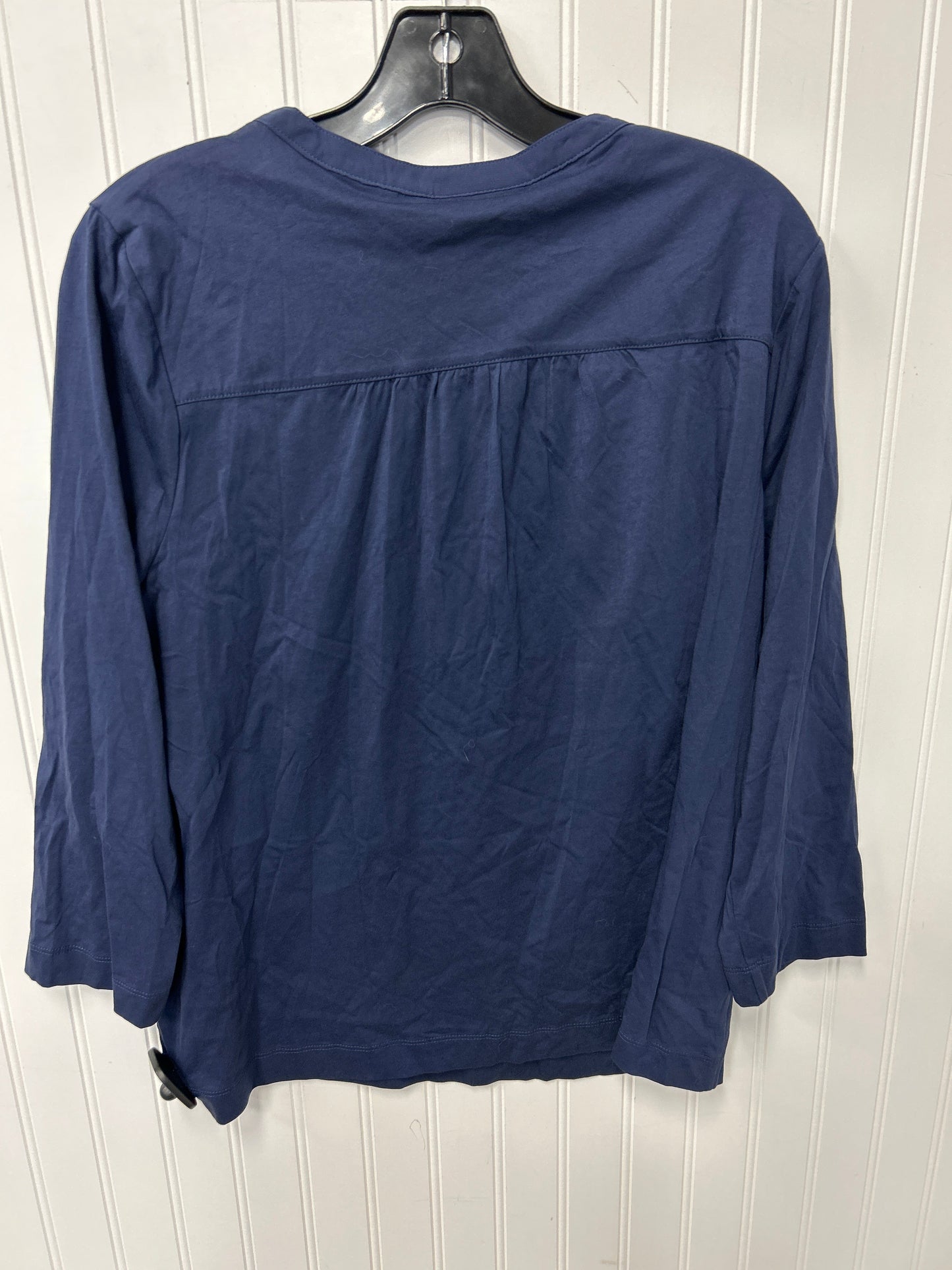 Top Ls By Chicos In Navy, Size:L