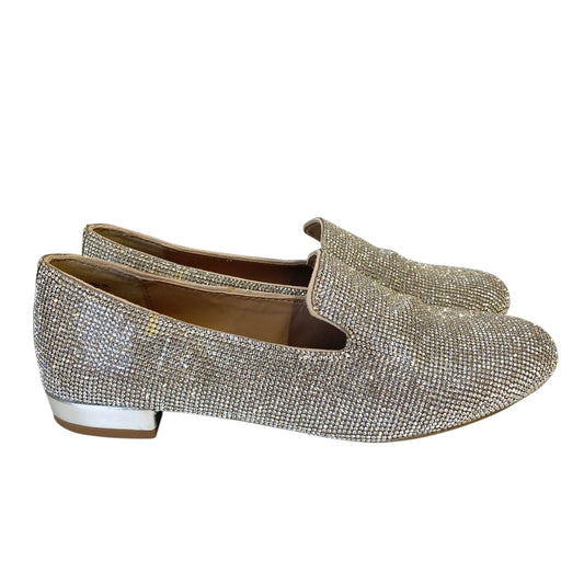 Shoes Flats By Steve Madden In Silver, Size:7