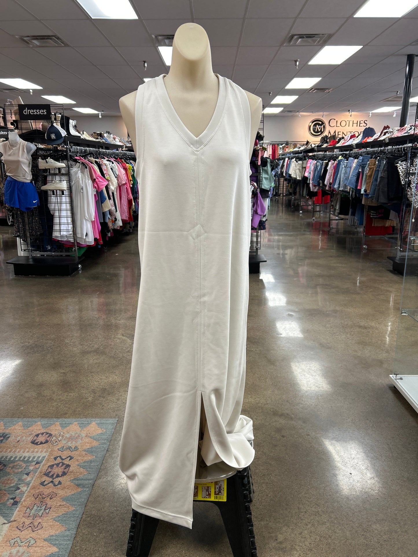 Athletic Dress By Lululemon In Cream, Size:10