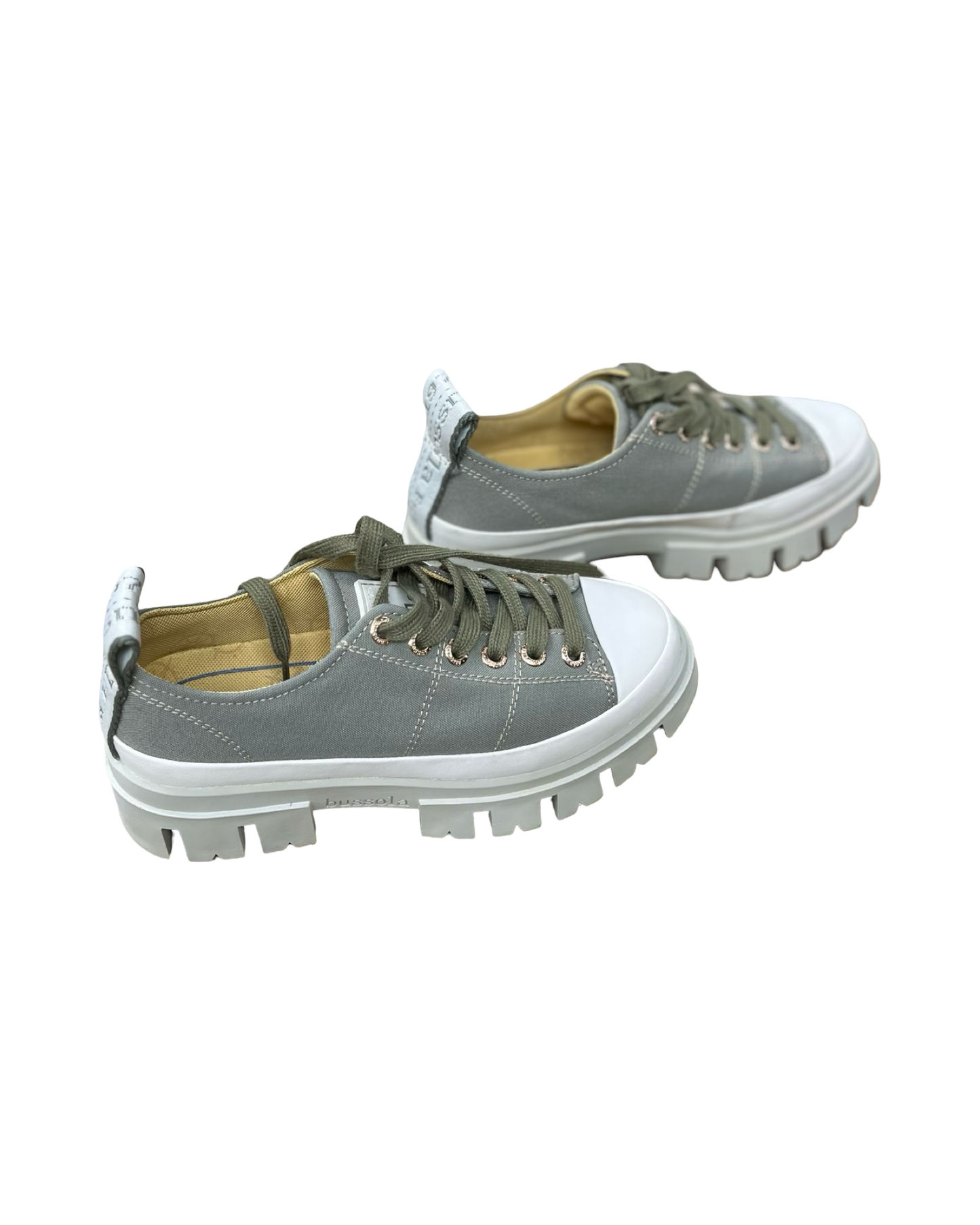 Shoes Sneakers By Bussola In Green, Size:5.5