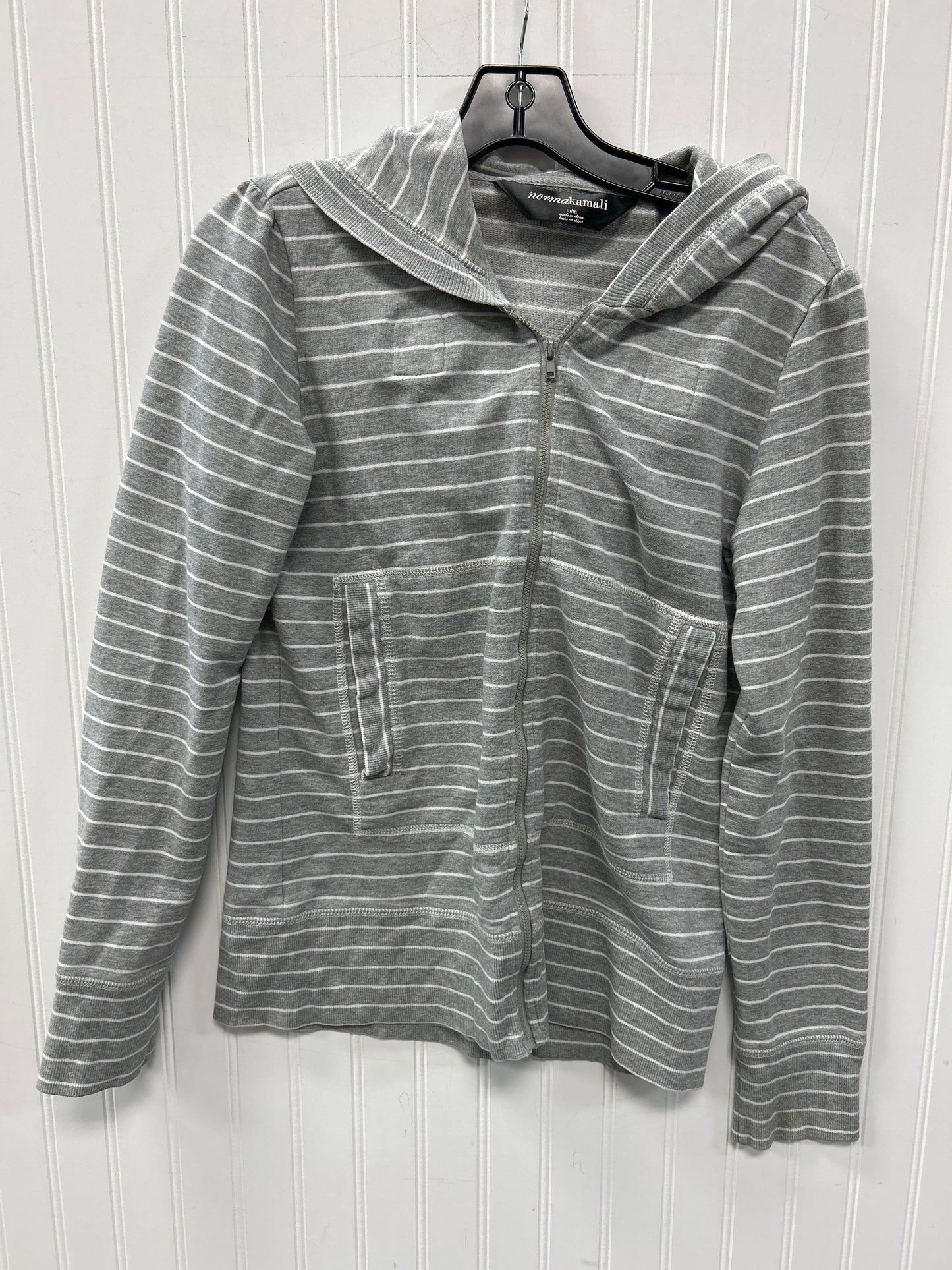 Top Ls By Norma Kamali In Grey, Size:M