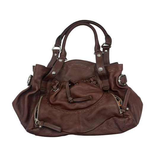 Handbag By B. Makowsky In Brown, Size:Medium