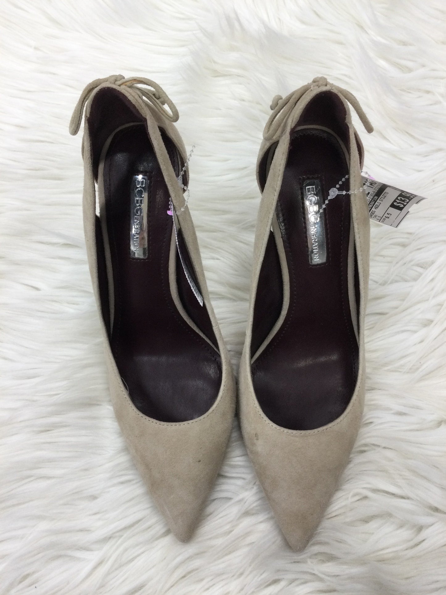 Shoes Heels Stiletto By Bcbgeneration In Tan, Size:6.5