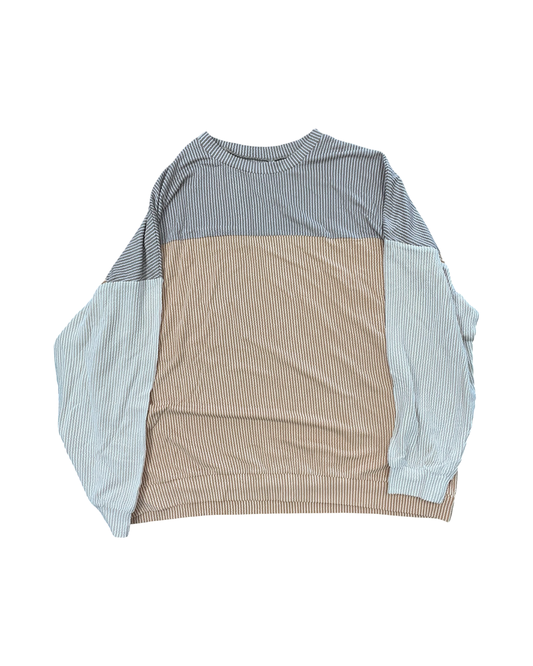 Top Ls By Clothes Mentor In Orange & Tan, Size:1X