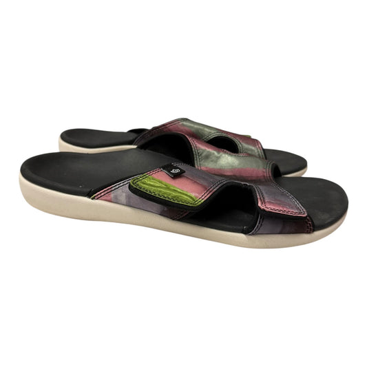 Sandals Flats By Spenco In Multi, Size:10