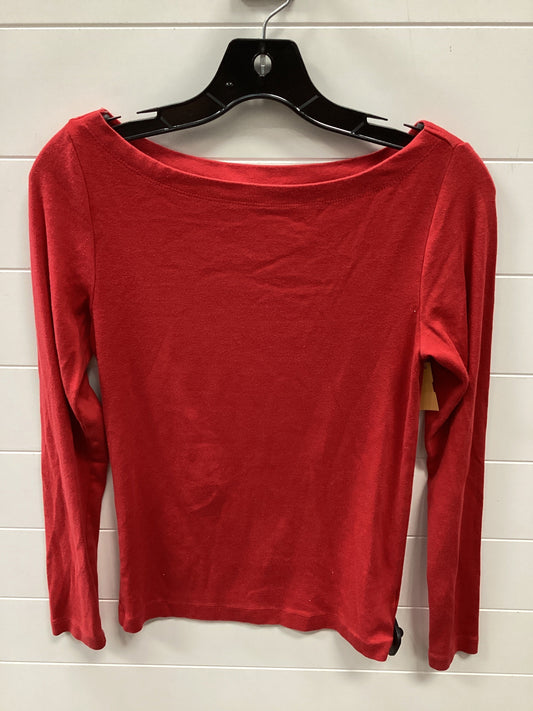 Top Ls By Gap In Red, Size:S