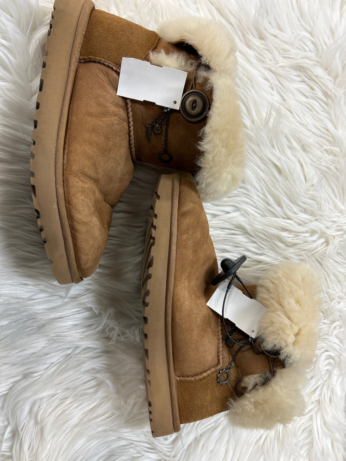 Boots Designer By Ugg In Brown, Size:9