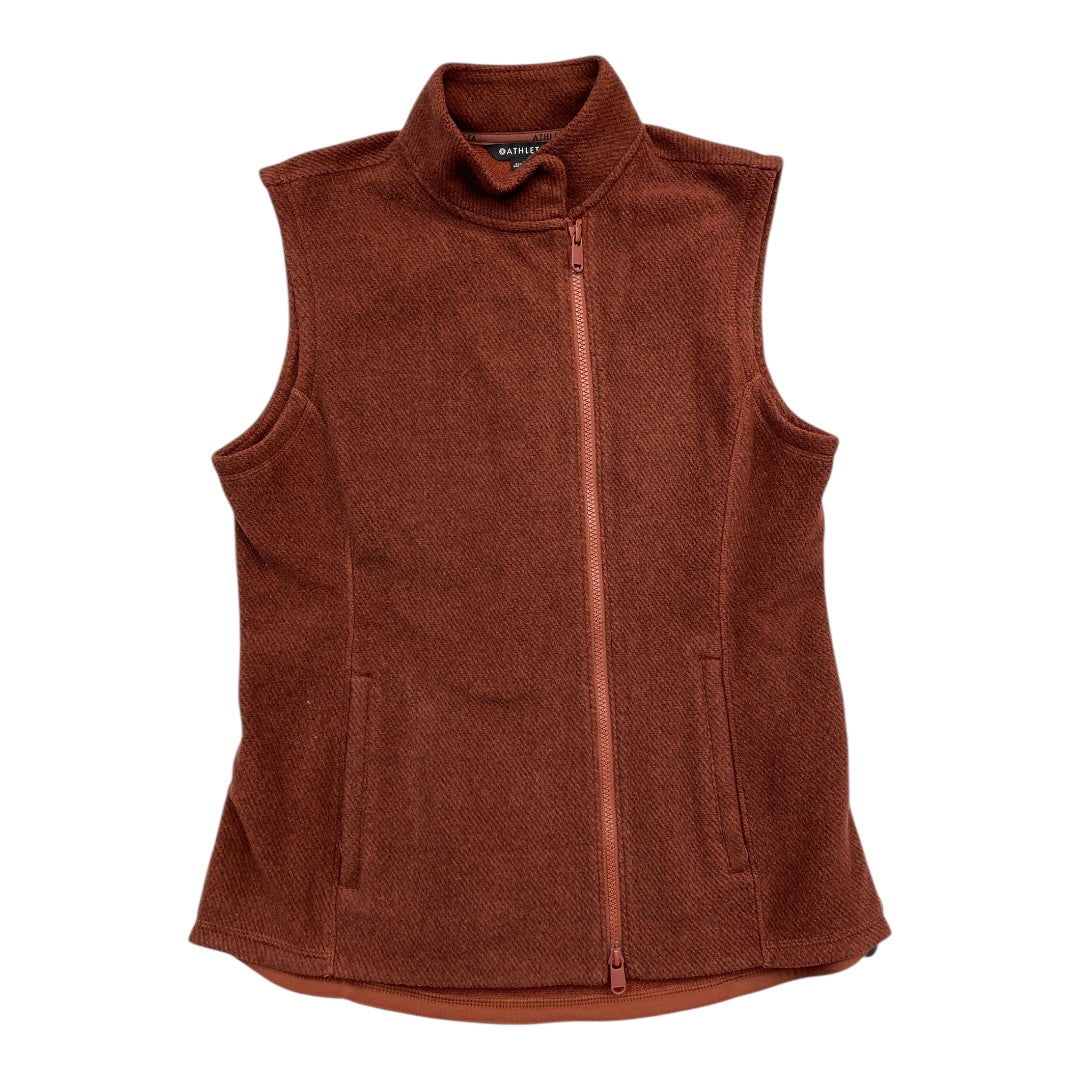 Vest Fleece By Athleta In Copper, Size:M