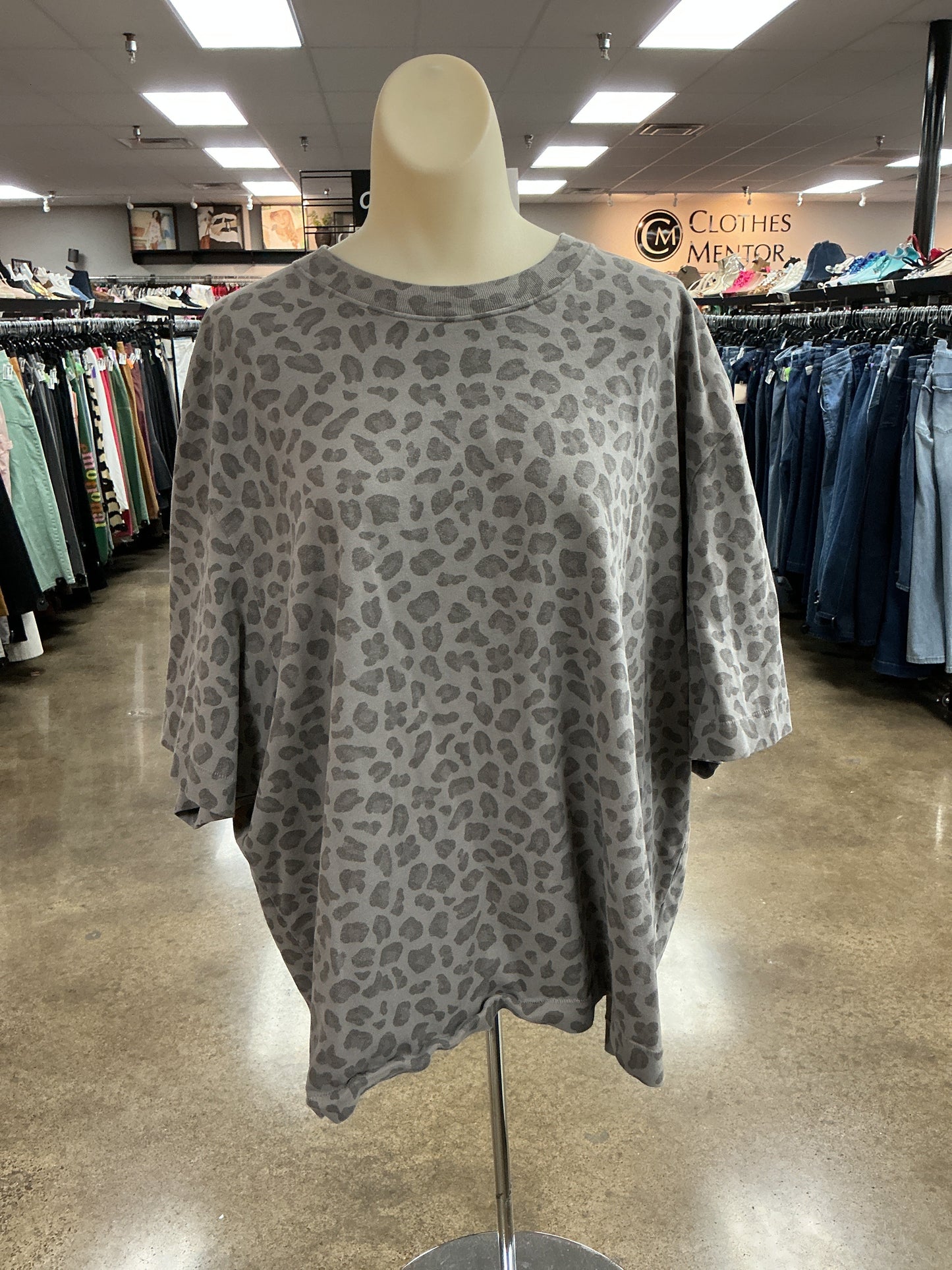 Top Ss By Abercrombie And Fitch In Animal Print, Size:Xxl