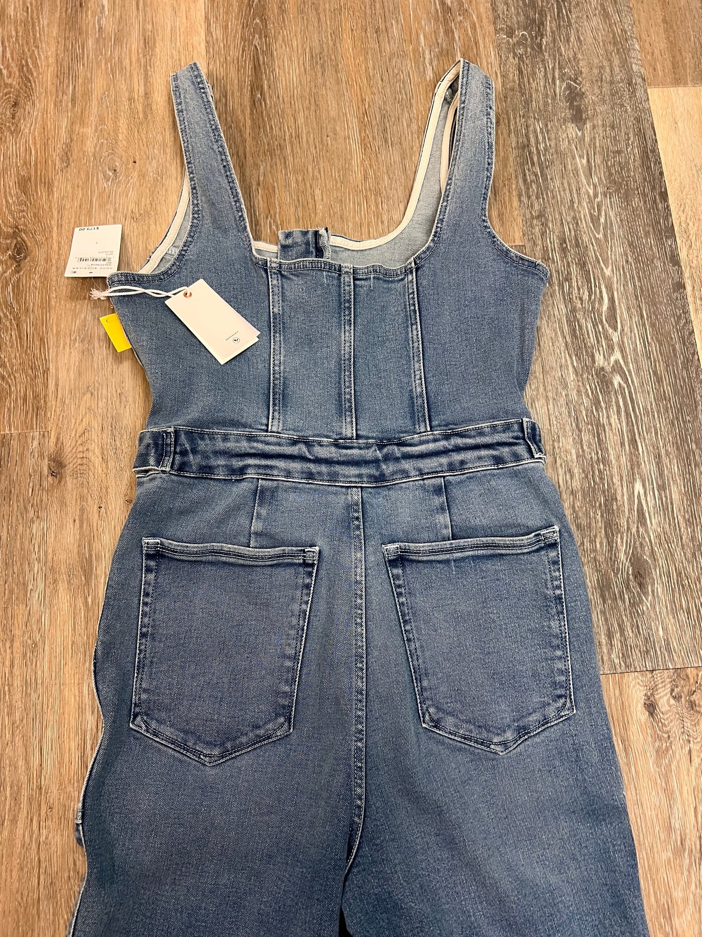 Jumpsuit By Good American In Blue Denim, Size:L