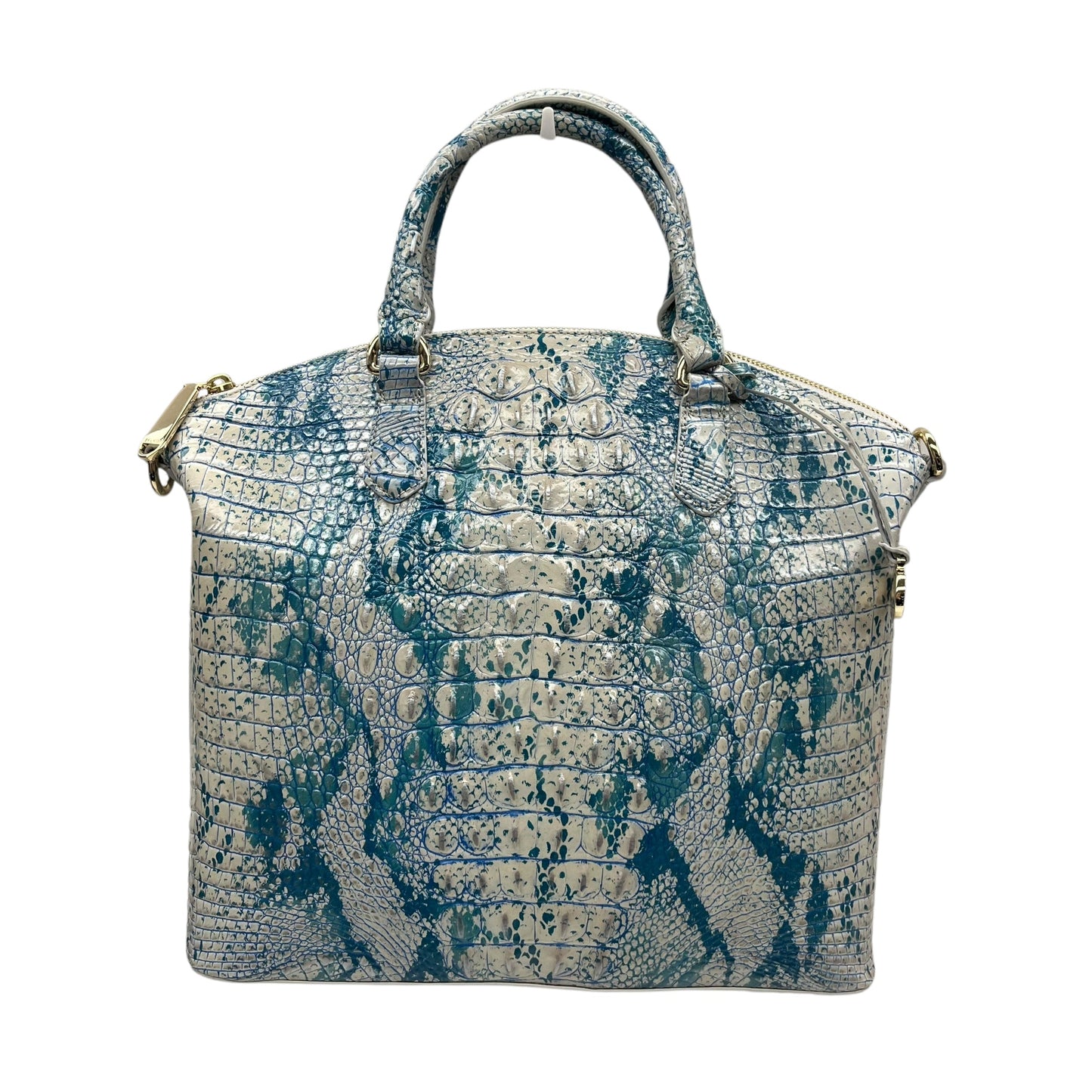 Handbag Designer By Brahmin In Blue, Size:Large