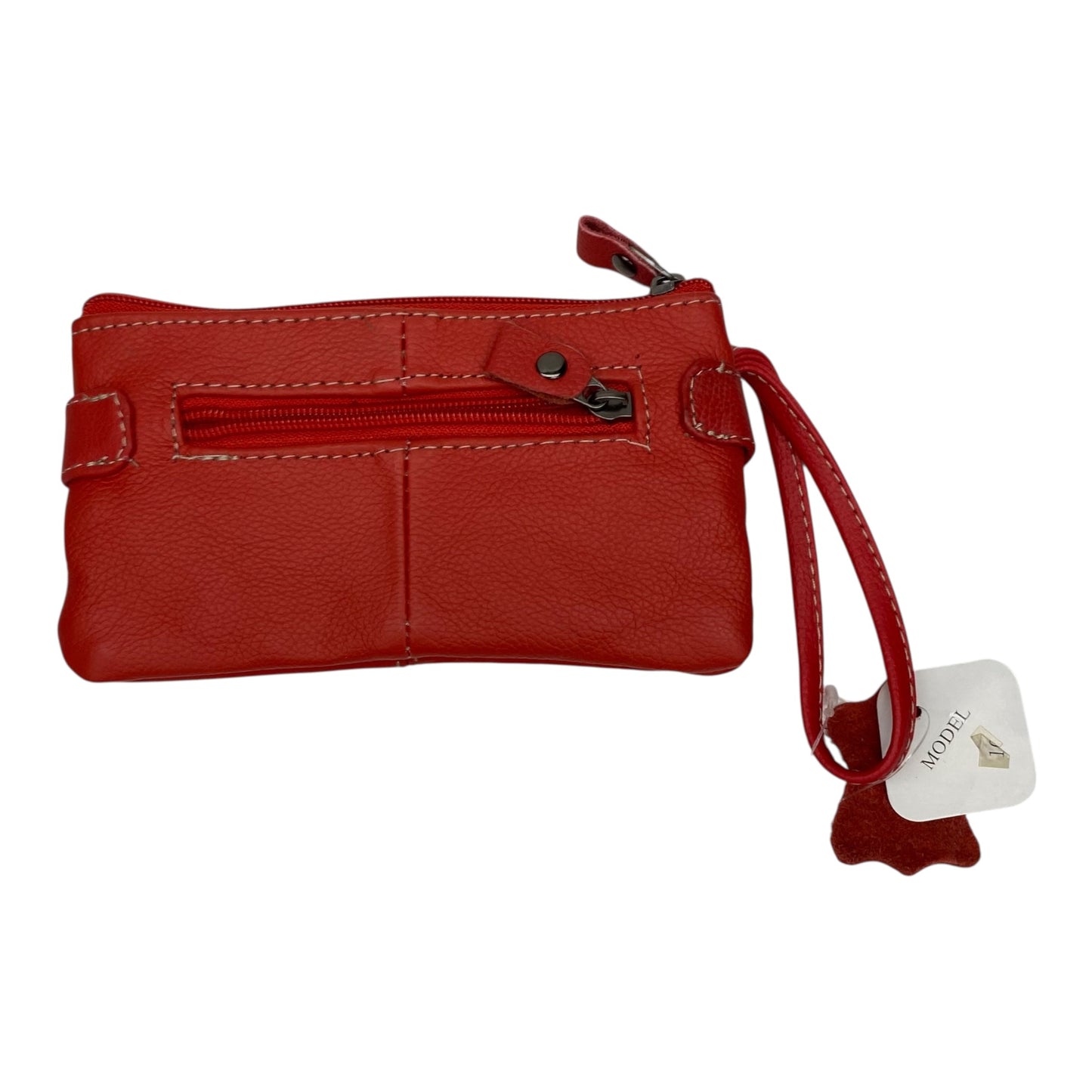 Wristlet Leather By   Clothes Mentor In Red, Size:Medium