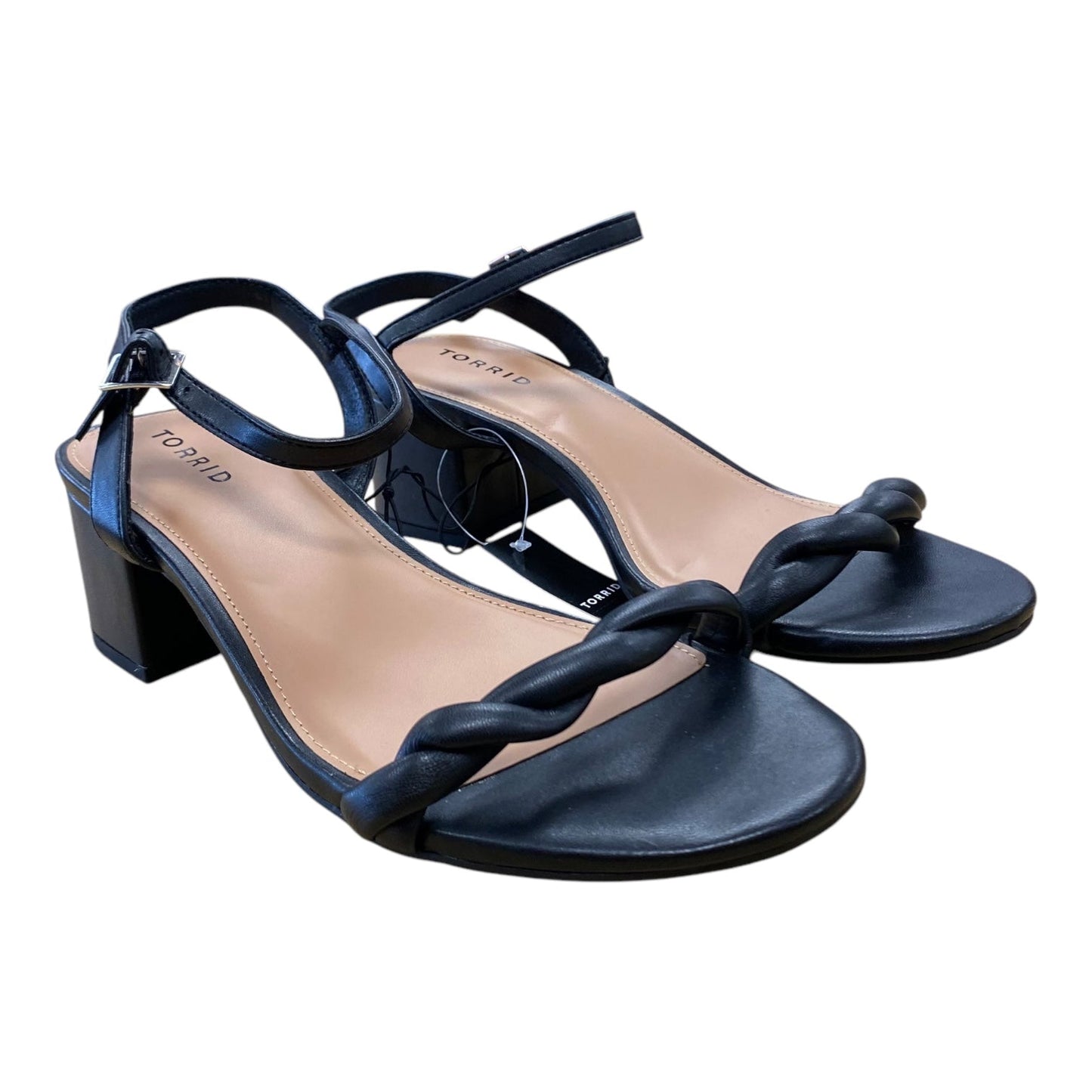 Sandals Heels Block By Torrid In Black, Size:9