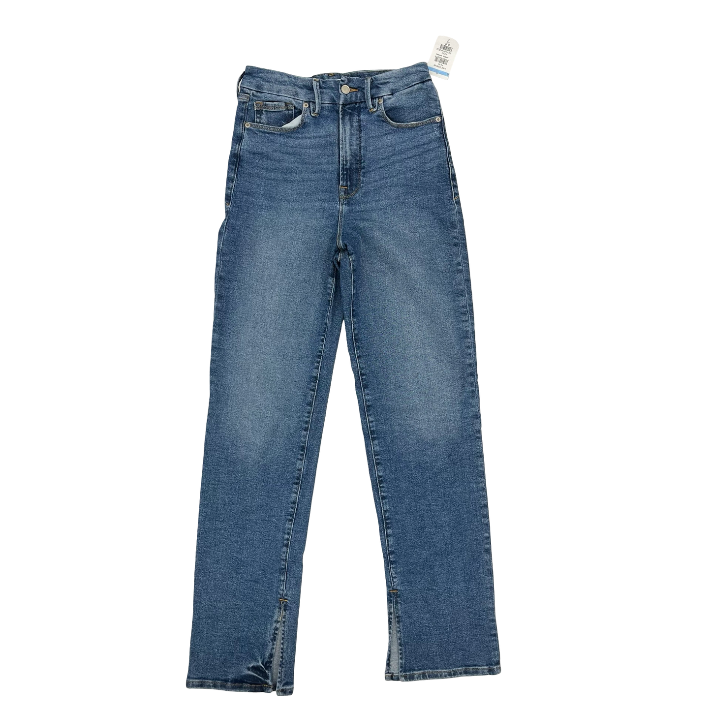 Jeans Skinny By Good American In Blue Denim, Size:6