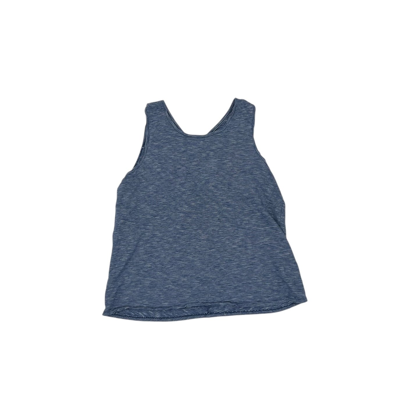 Top Sleeveless By Loft In Blue & White, Size:S