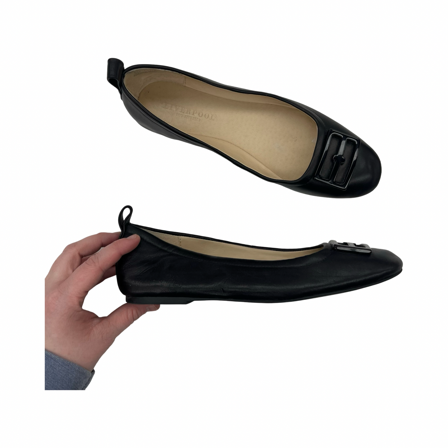 Shoes Flats By Liverpool In Black, Size:7