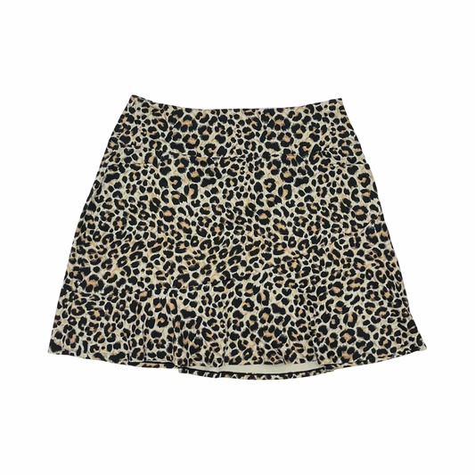 Skort By Clothes Mentor In Leopard Print, Size:Xxl