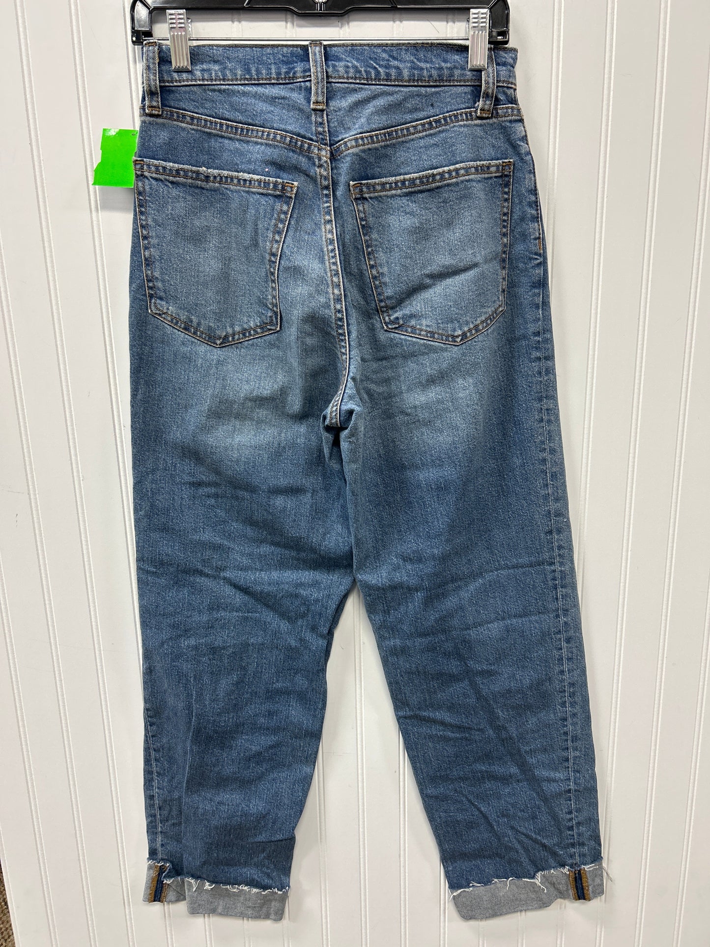 Jeans Straight By Universal Thread In Blue Denim, Size:4