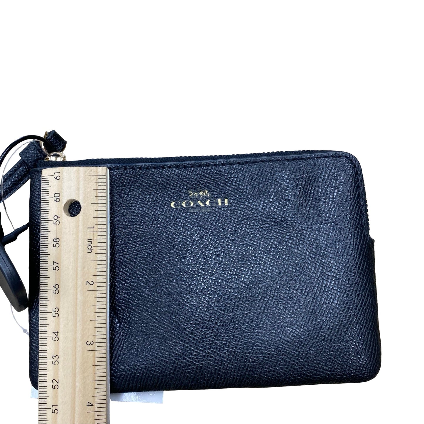 Wristlet Designer By Coach In Black, Size:Small