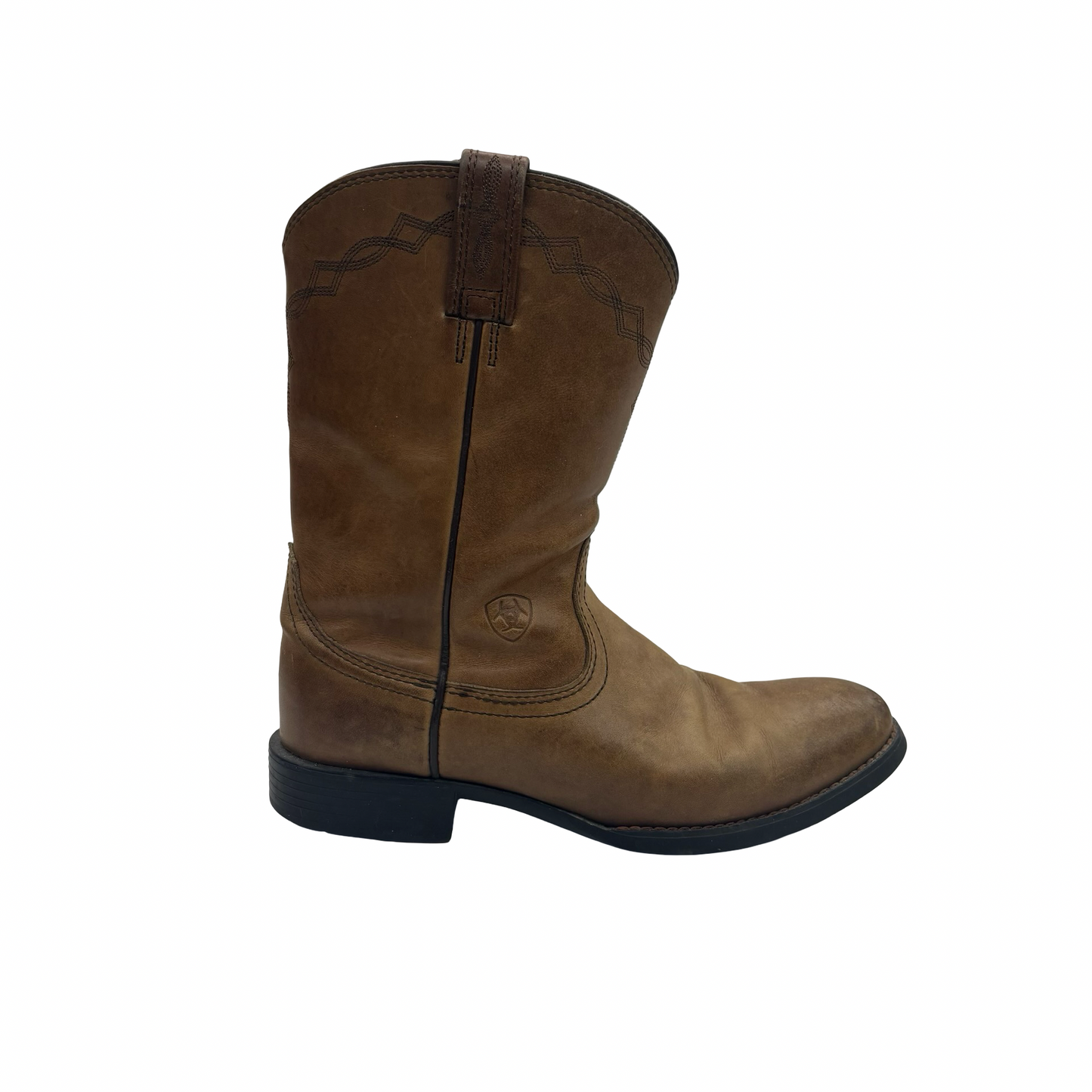 Boots Western By Ariat In Brown, Size:8