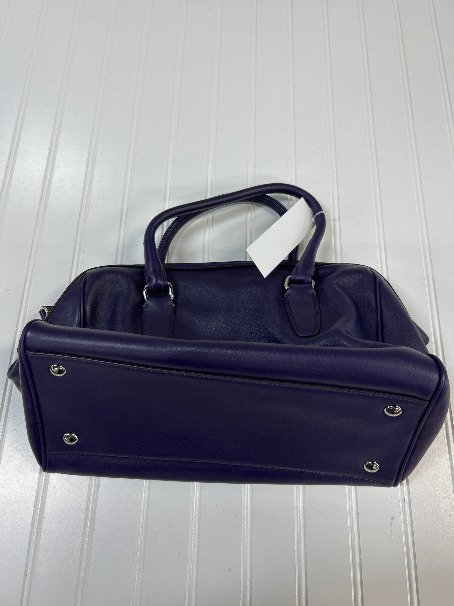 Handbag Designer By Coach In Purple, Size:Large