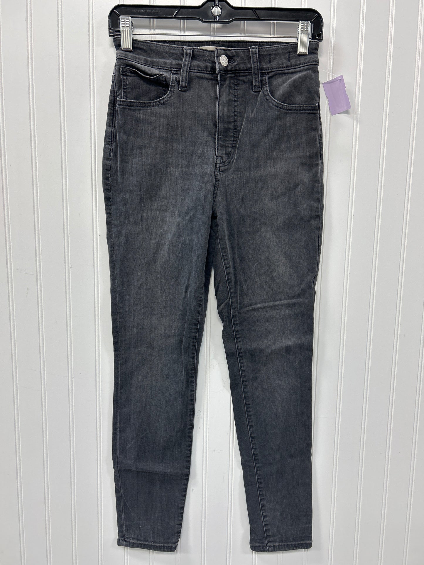 Jeans Skinny By Madewell In Black Denim, Size:6